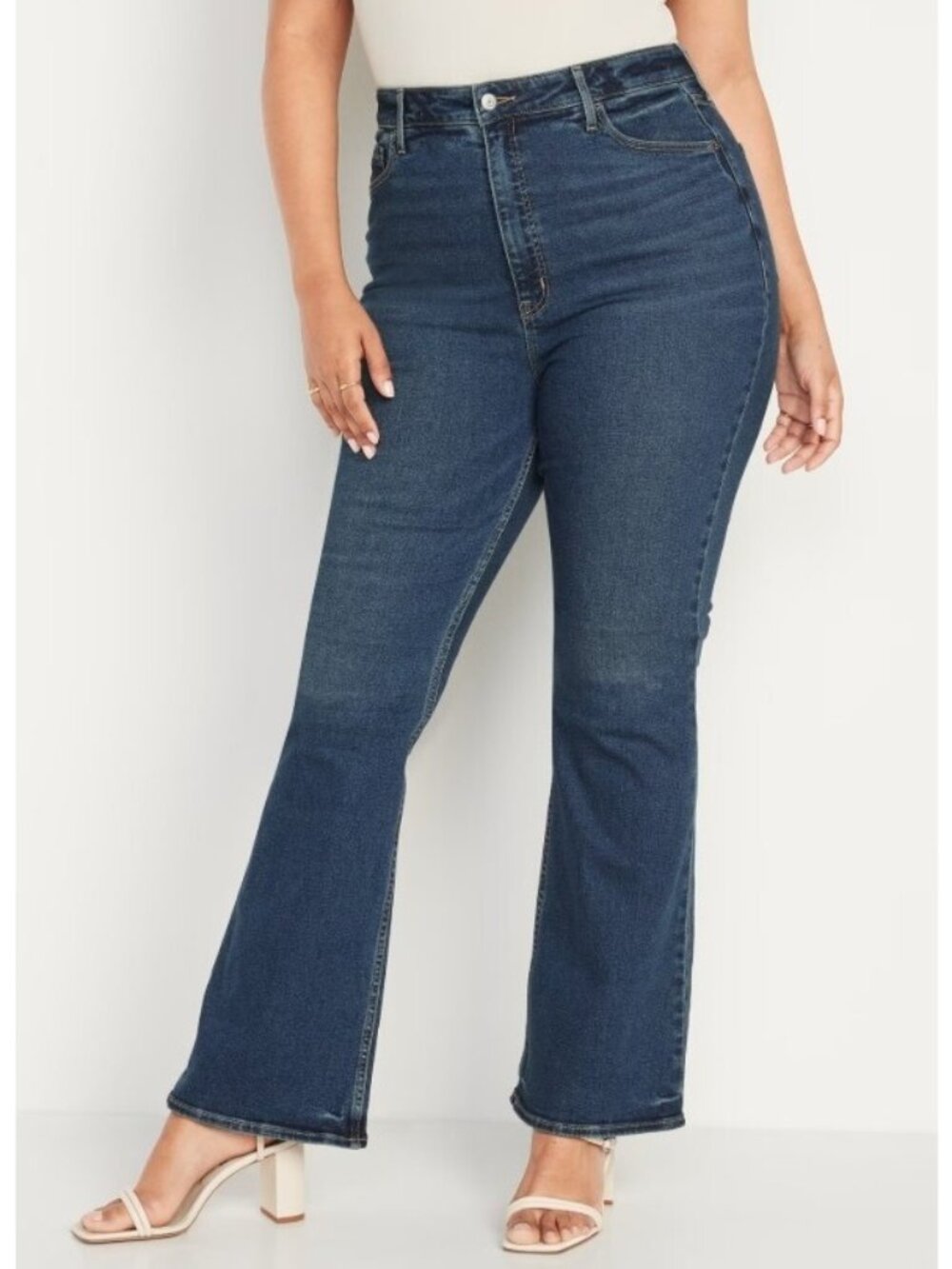 Women's Old Navy Size 10 Beatrice Flare Highter High Rise Secret